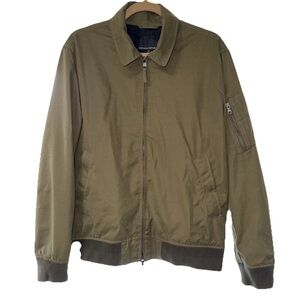 Banana Republic Water-Resistant  Bomber Jacket - olive